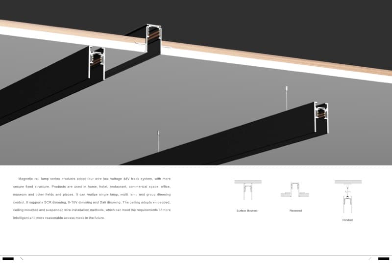 MGN 48V Low-Voltage Magnetic Track System